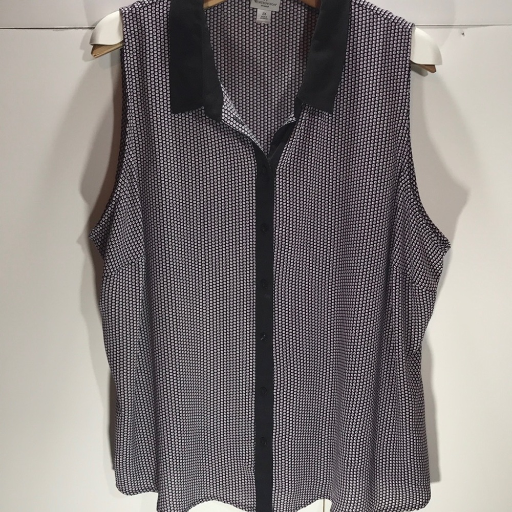 Worthington Button Up Blouse 👚 2X